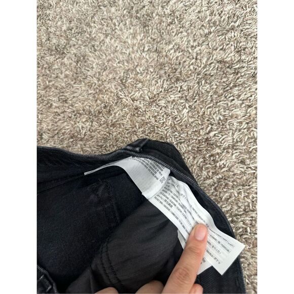 Abercrombie & Fitch The Vintage Flare High Rise Black Wash Jeans 33/16 Long - Picture 5 of 9